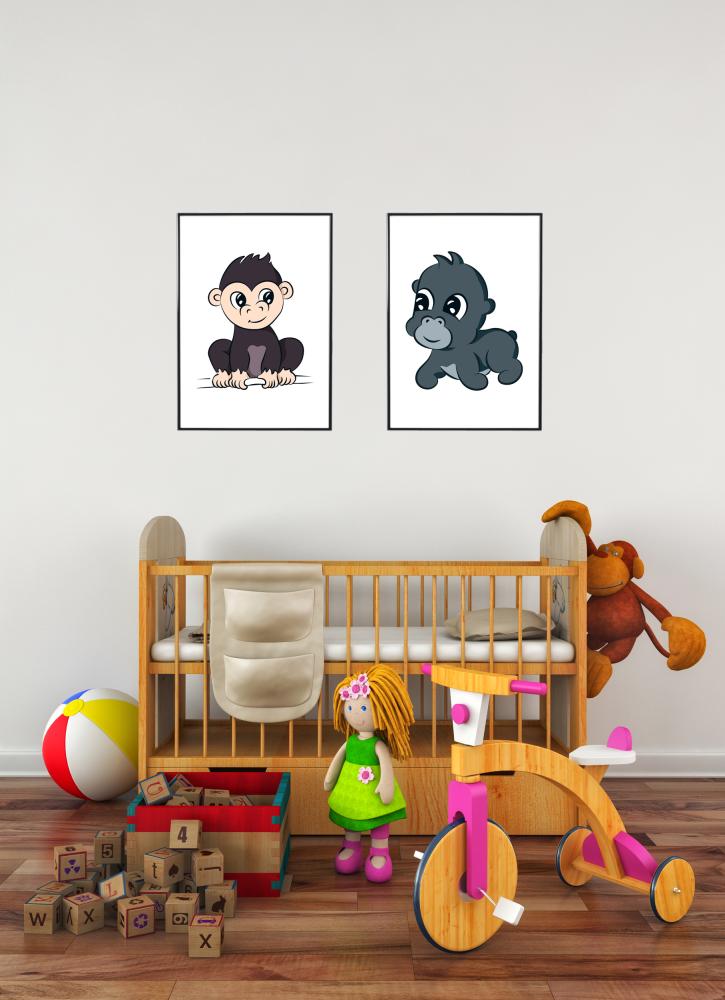 Bildverkstad Världens Djur Schimpans Poster