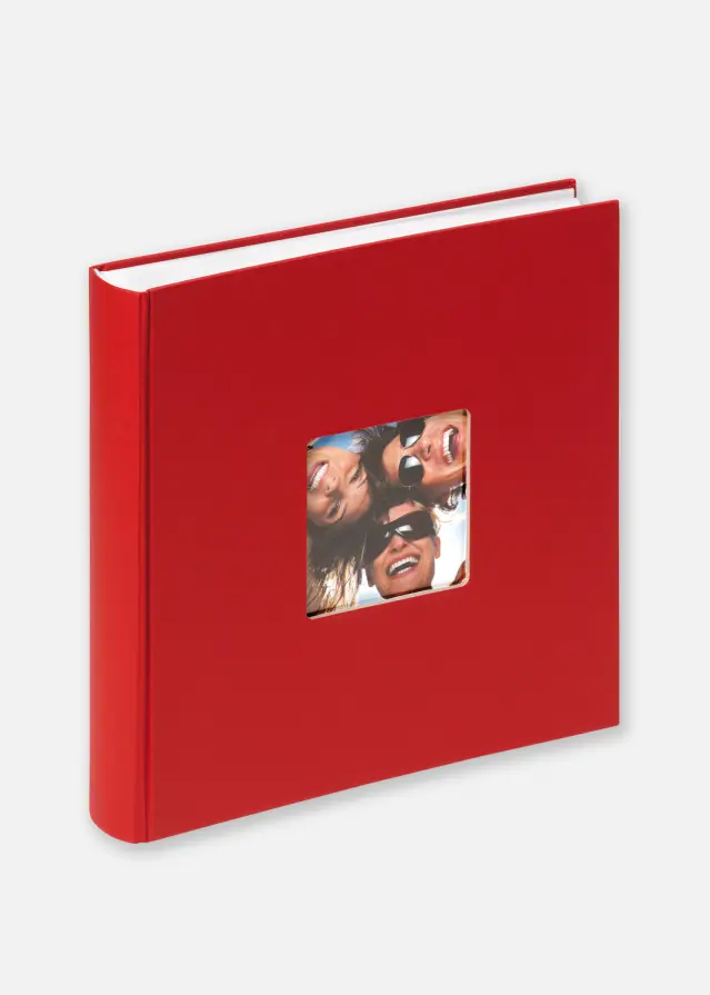 Walther Fun Album Rood - 30x30 cm (100 Witte zijden / 50 bladen)