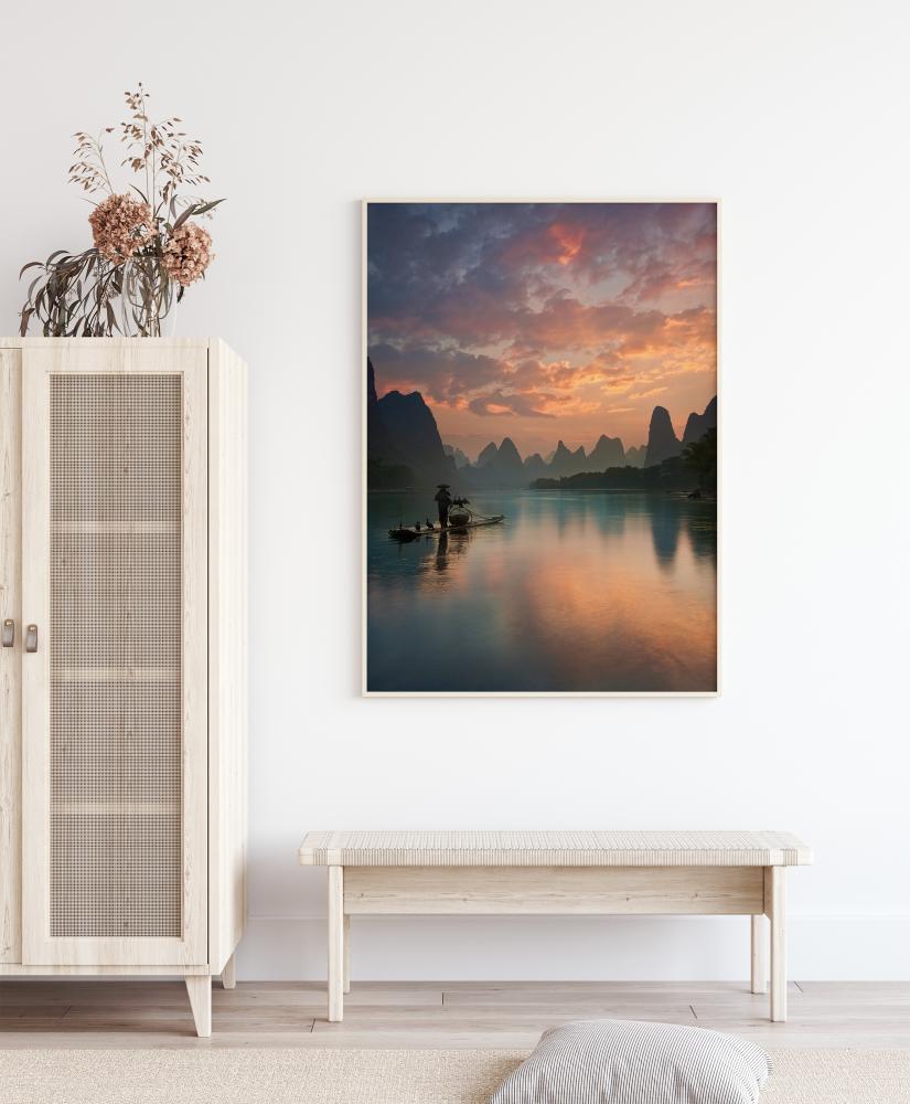 Bildverkstad Li River Sunrise Poster