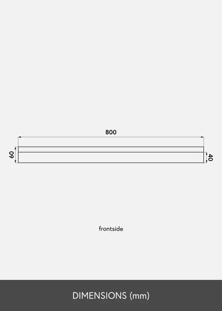 KAILA KAILA Fotoplank Bamboe 80 cm