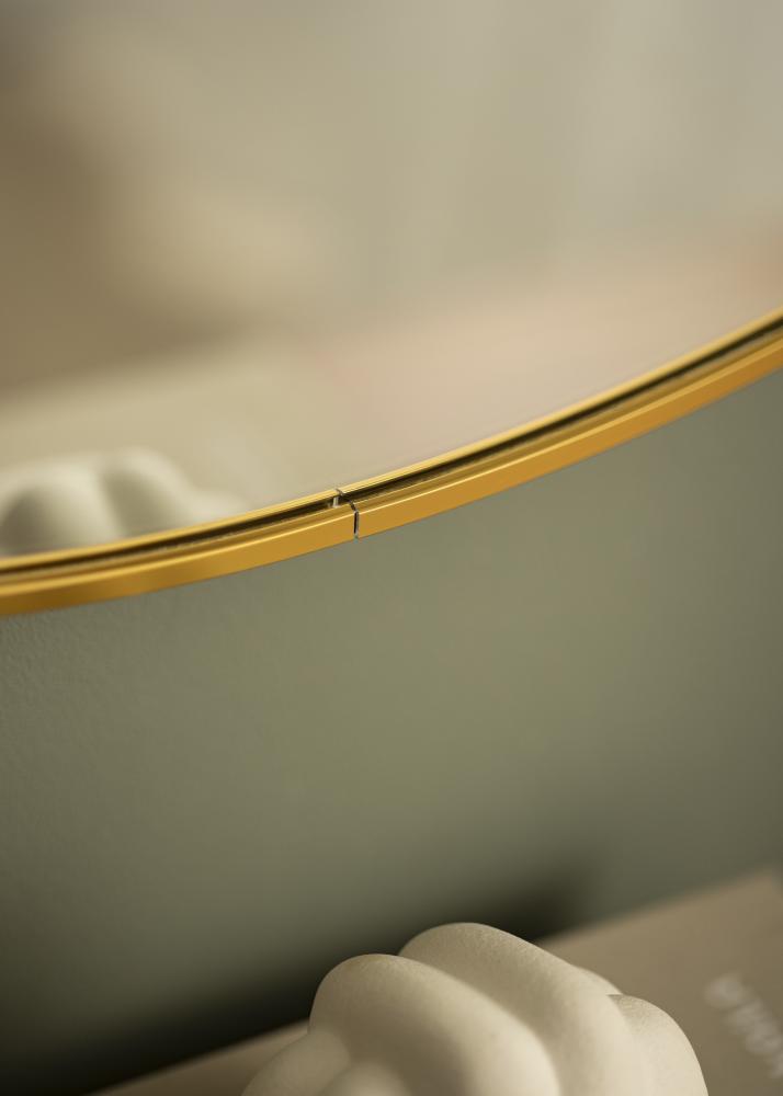 KAILA KAILA Round Mirror - Edge Gold 90 cm Ø