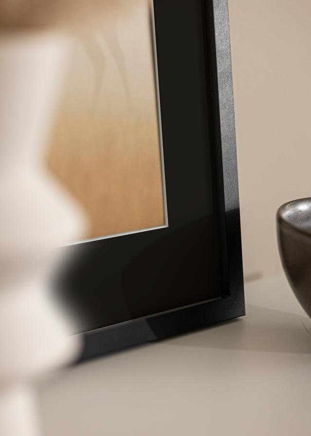 Ram med passepartou Kader Trendy Zwart 45x60 cm - Passe-partout Zwart 30x45 cm