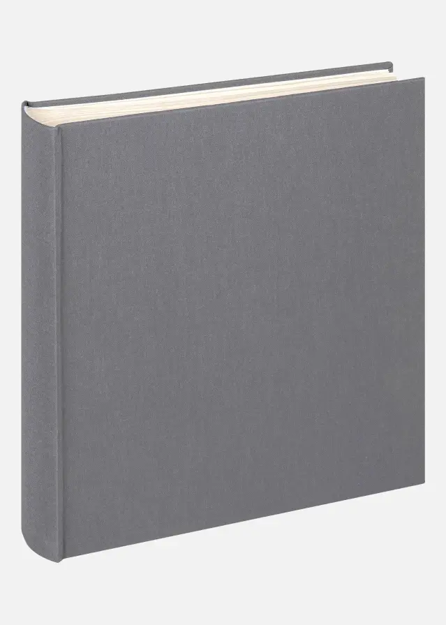 Walther Cloth Album Grafiet - 28x29 cm (100 Witte zijden / 50 bladen)