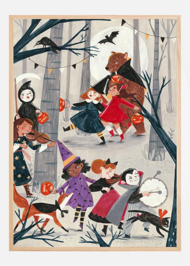 Bildverkstad Halloween parade Poster