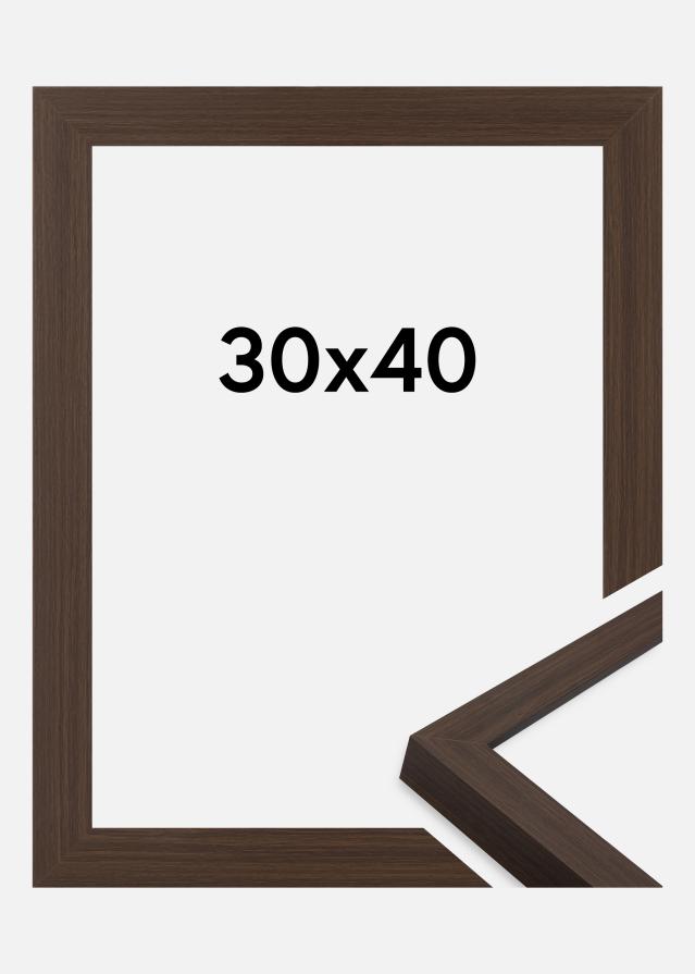 Jämtlands Ramfabrik Kader Wells Acrylglas Bruin 30x40 cm