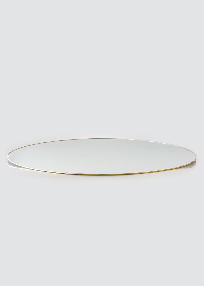 KAILA KAILA Round Mirror - Thin Brass 100 cm Ø