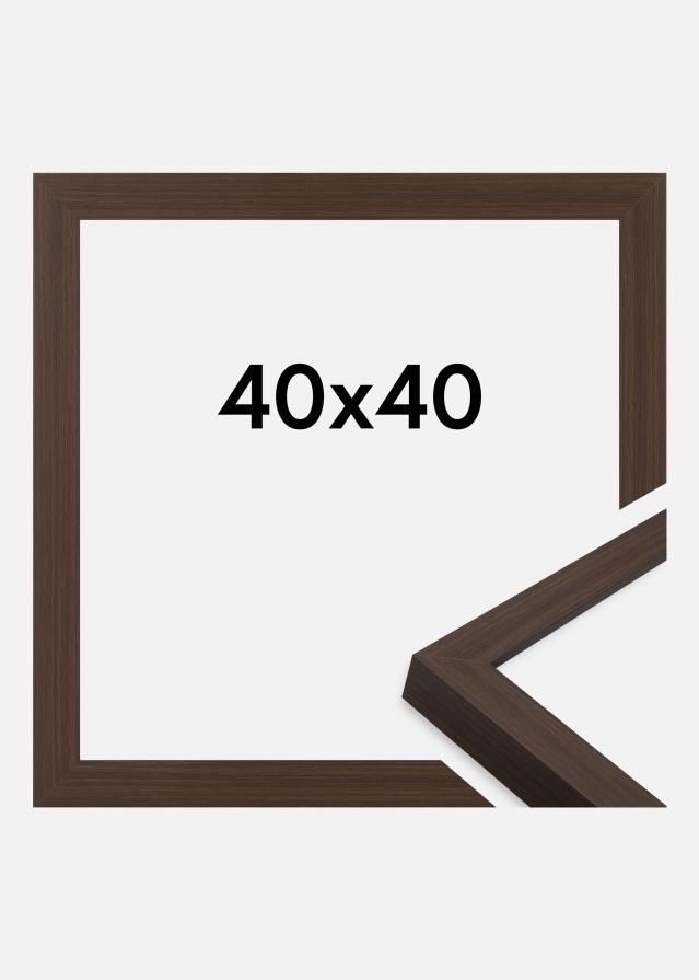 Jämtlands Ramfabrik Kader Wells Acrylglas Bruin 40x40 cm