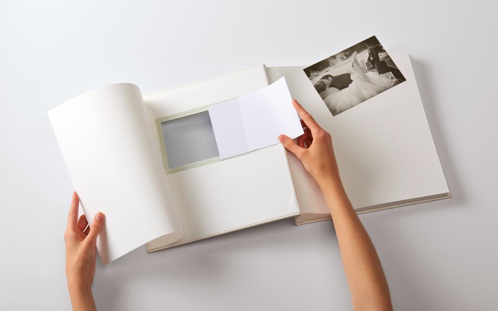 Walther Music Album - 28x30,5 cm (40 Witte zijden / 20 bladen)