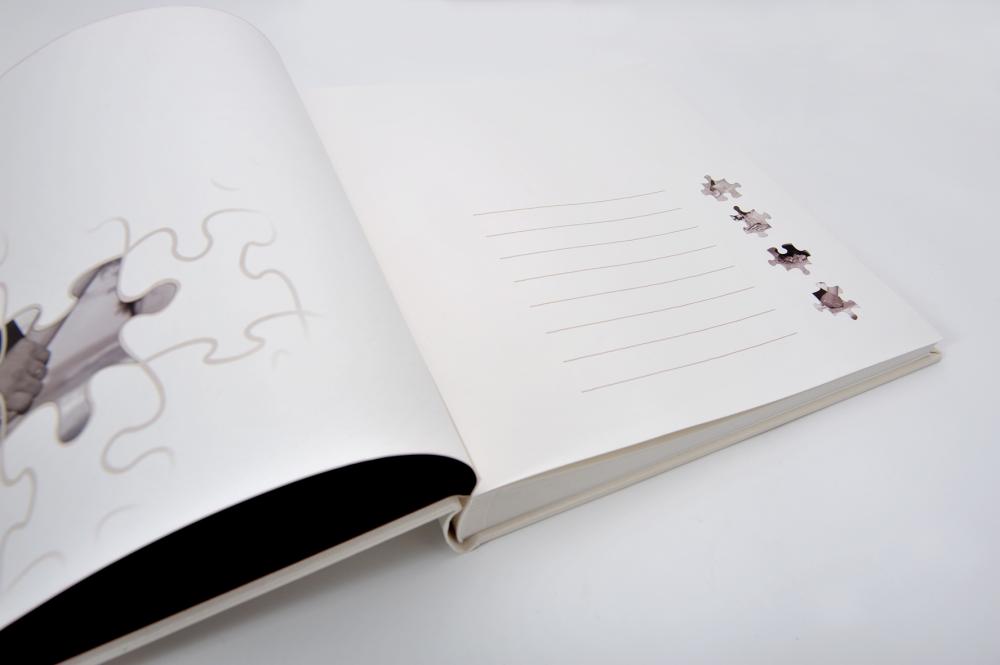 Walther Puzzle Wedding Album - 28x30,5 cm (60 Witte zijden / 30 bladen)