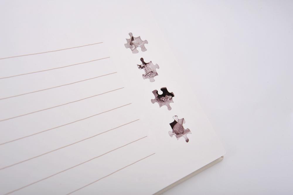 Walther Puzzle Wedding Album - 28x30,5 cm (60 Witte zijden / 30 bladen)