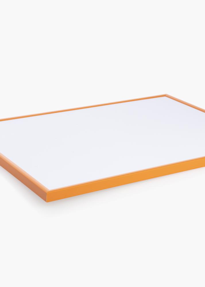 Ram med passepartou Kader New Lifestyle Licht Oranje 70x100 cm - Passe-partout Wit 62x93 cm