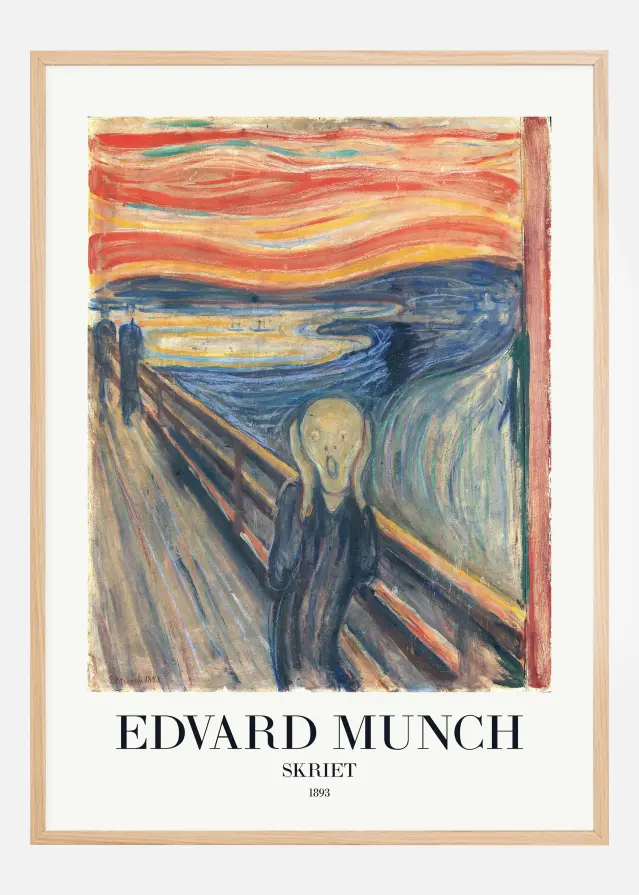 Bildverkstad Edvard Munch - Skriet (The Scream) Poster