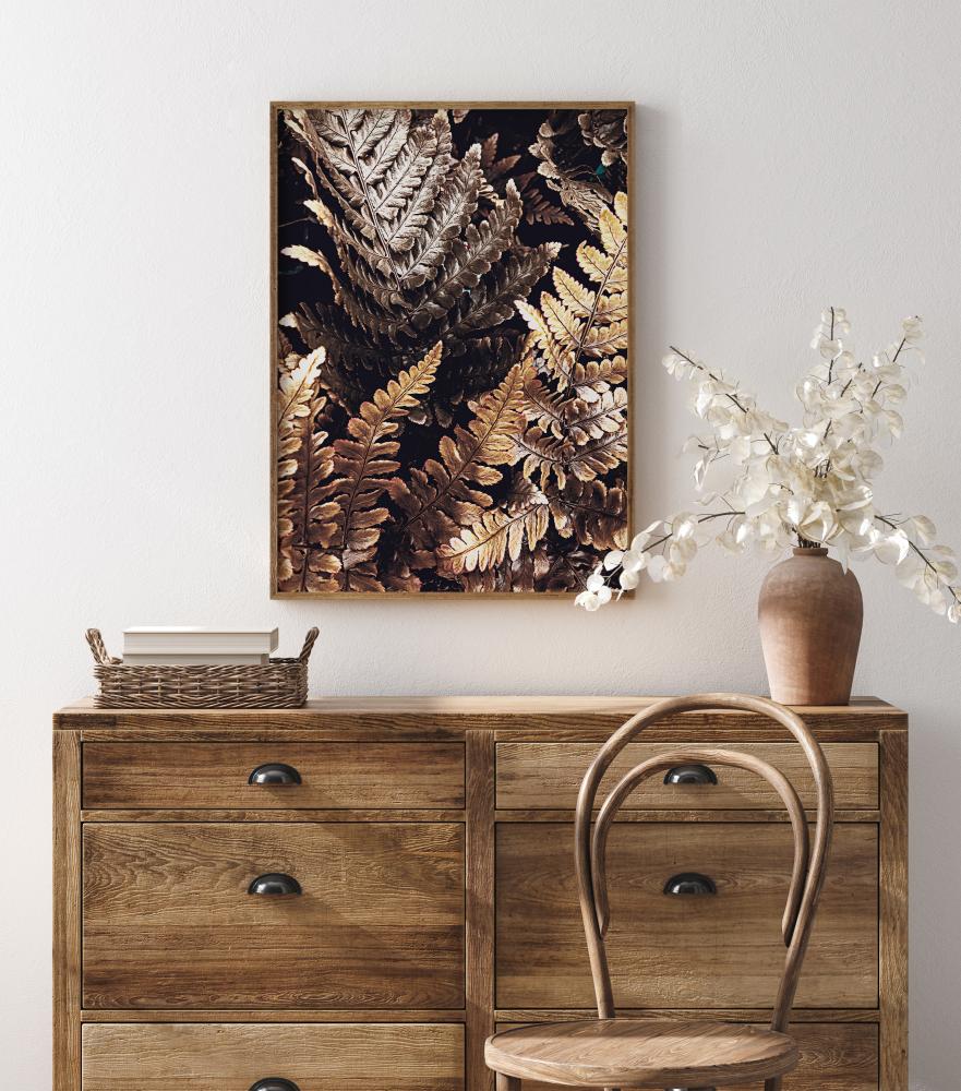 Bildverkstad Golden Leaves Poster