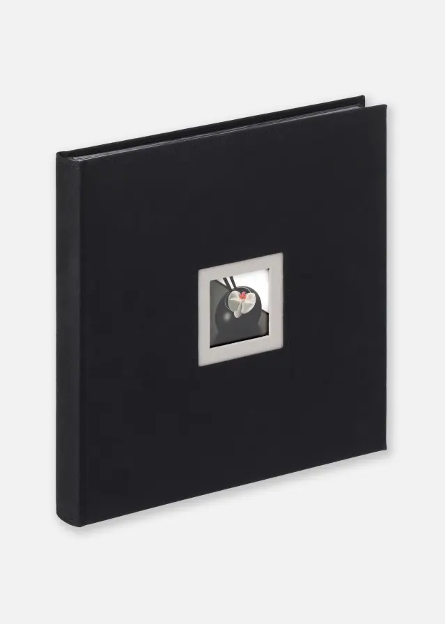 Walther Black & White Album Zwart - 30x30 cm (50 Zwarte zijden / 25 bladen)