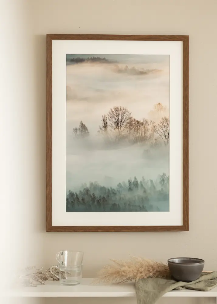 Walther Kader Fiorito Acrylglas Donker Eikenhout 40x50 cm