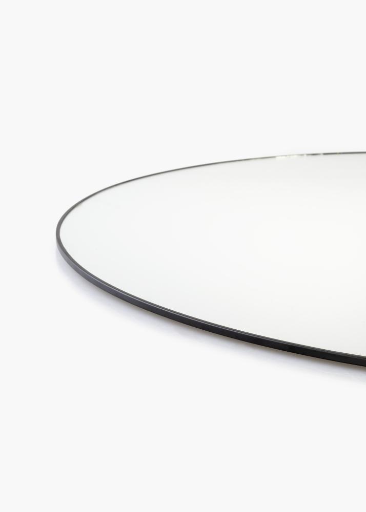 KAILA KAILA Round Mirror - Thin Black 70 cm Ø