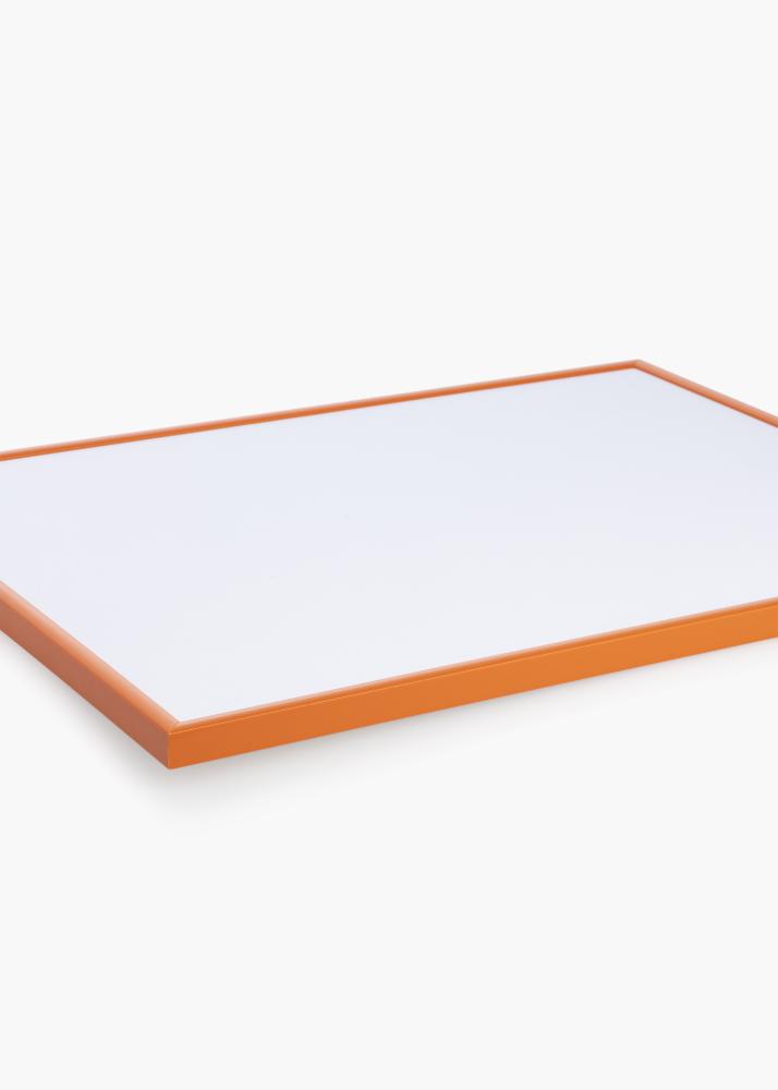 Ram med passepartou Kader New Lifestyle Oranje 70x100 cm - Passe-partout Wit 62x93 cm