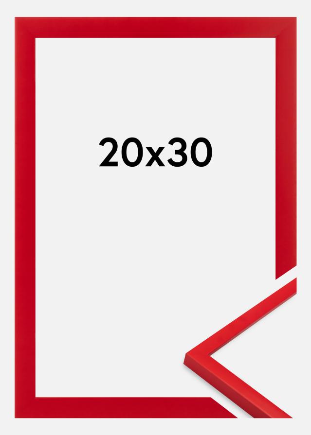 Jämtlands Ramfabrik Kader Kent Acrylglas Rood 20x30 cm