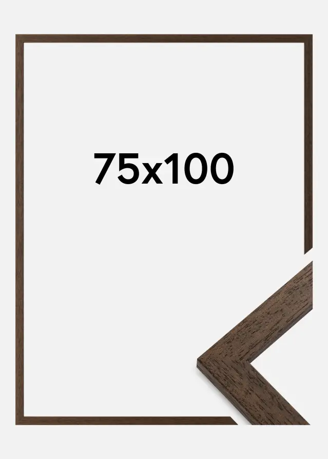 Galleri 1 Kader Brown Wood Acrylglas 75x100 cm