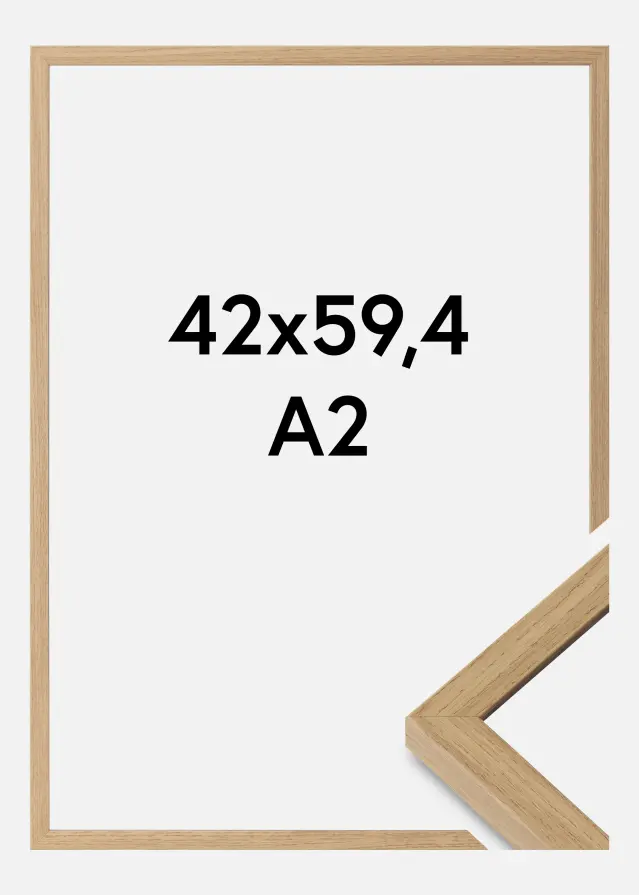 Mavanti Kader Ares Acrylglas Natural Oak 42x59,4 cm (A2)