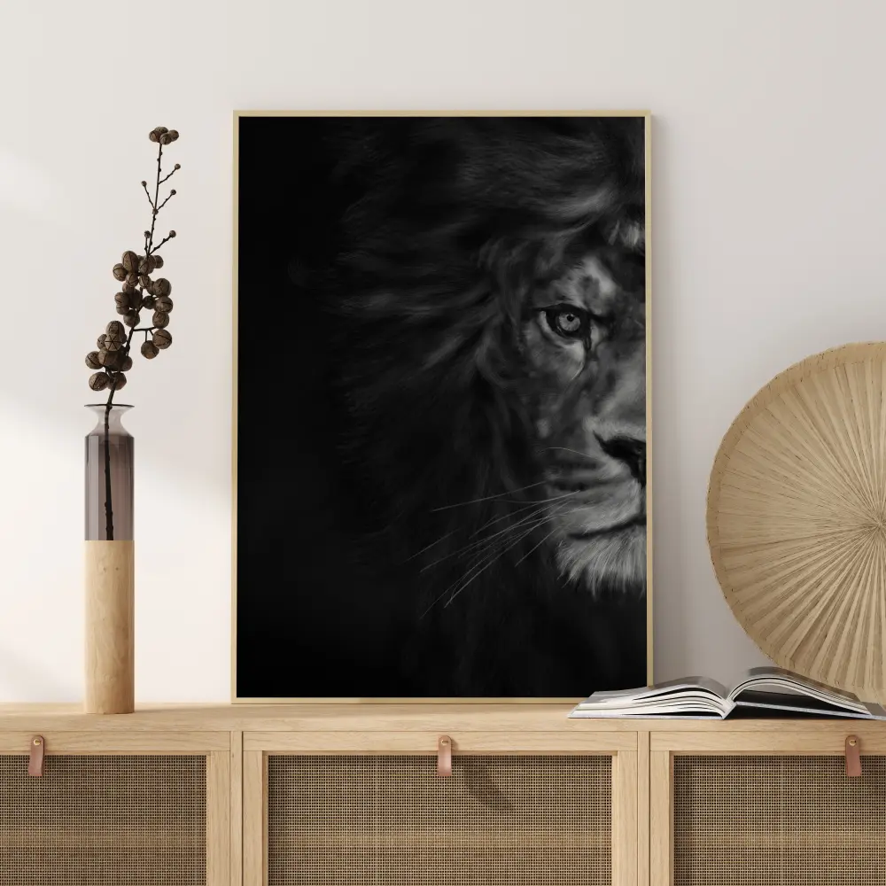 Bildverkstad Half Lion Poster