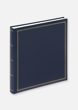 Walther Monza Album Classic Blauw - 34x33 cm (60 Witte zijden / 30 bladen)