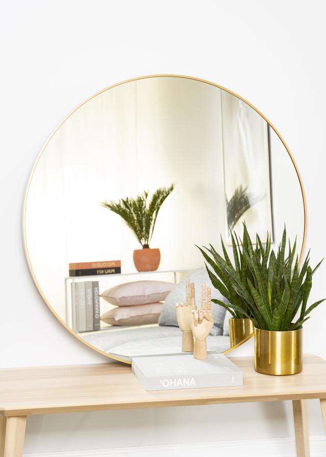 KAILA KAILA Round Mirror - Edge Gold 100 cm Ø