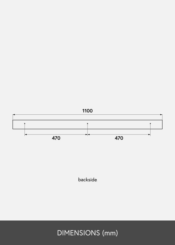 KAILA KAILA Fotoplank Zwart 110 cm