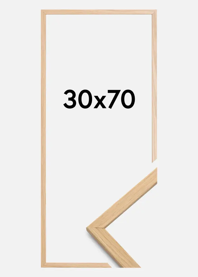 Galleri 1 Kader Edsbyn Acrylglas Eikenhout 30x70 cm