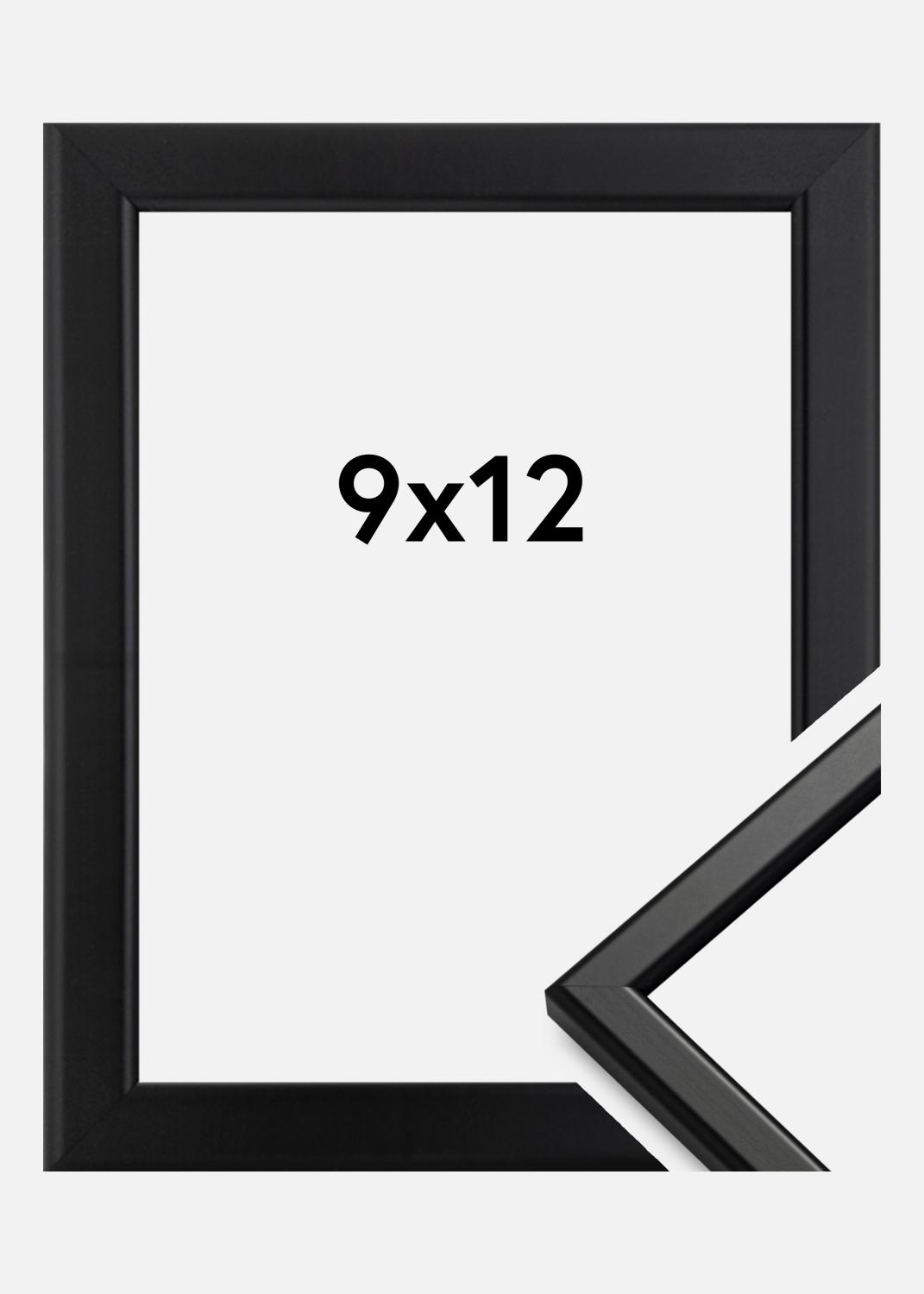 Product Image for Kader Slim Mat Ontspiegeld Glas Zwart 9x12 cm