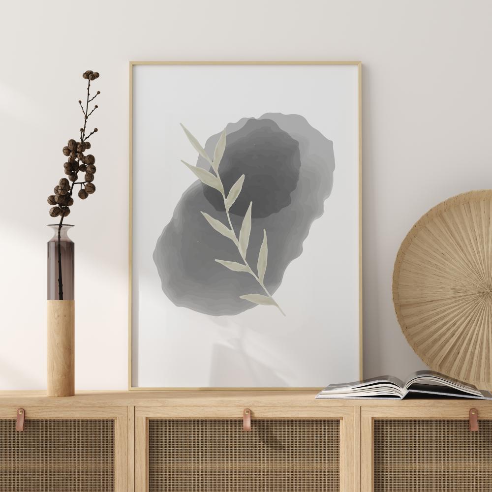 Bildverkstad Painted Leaf I Poster