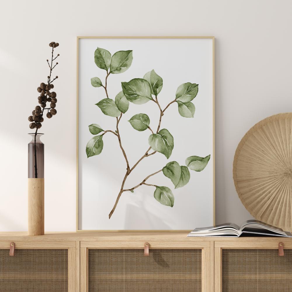 Bildverkstad Painted Leaves Poster