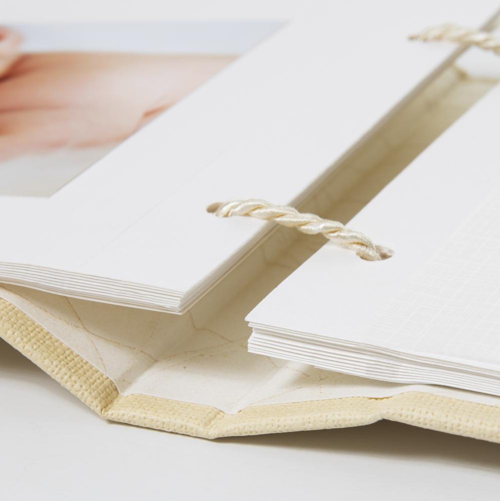 Walther Babyalbum Bambini Crème - 23,5x16 cm (40 Witte zijden / 20 bladen)