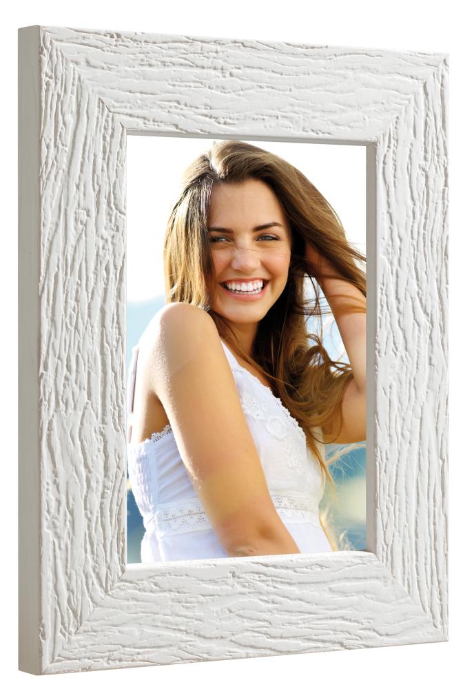 Ramverkstad Kader Mila Wit - Formaat naar keuze