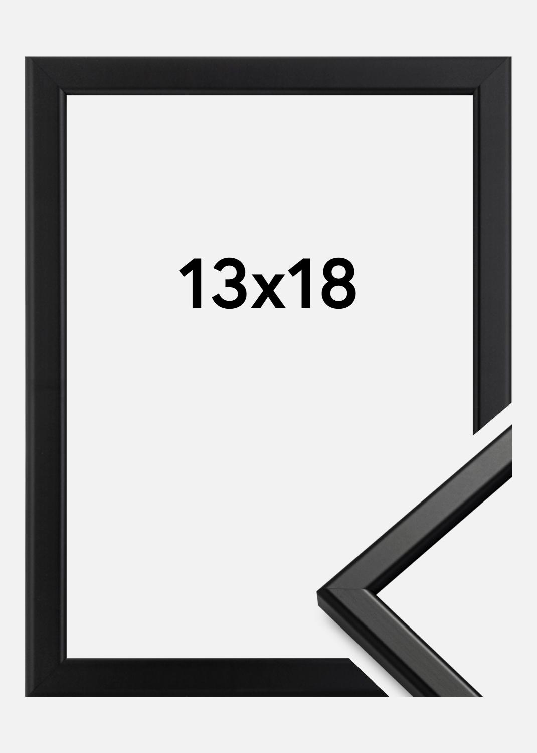 Product Image for Kader Slim Mat Ontspiegeld Glas Zwart 13x18 cm