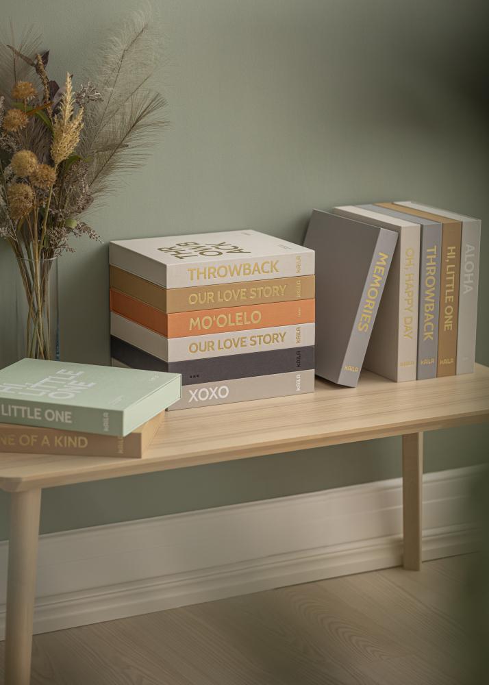 KAILA KAILA OUR LOVE STORY Manilla - Coffee Table Photo Album (60 Zwarte zijden)