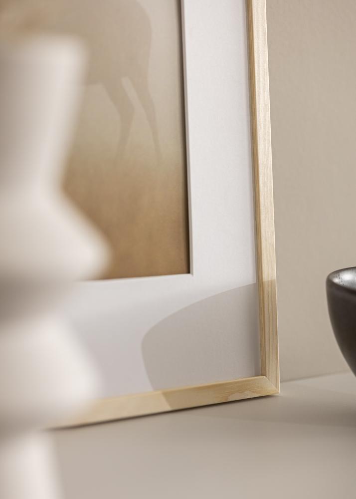 Ram med passepartou Kader Galant Grenen 30x30 cm - Passe-partout Wit 20x20 cm