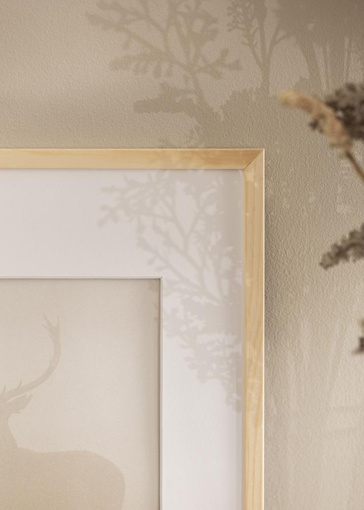 Ram med passepartou Kader Galant Grenen 30x30 cm - Passe-partout Wit 20x20 cm