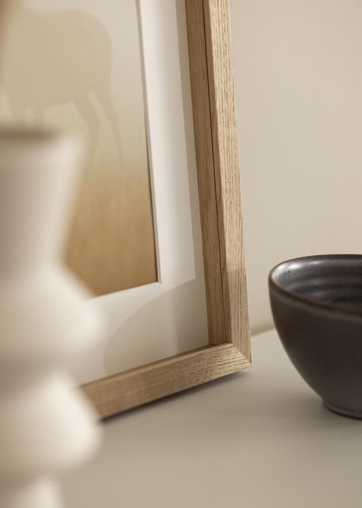 Jämtlands Ramfabrik Kader Amanda Box Acrylglas Eikenhout 50x70 cm