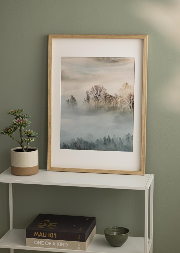 Jämtlands Ramfabrik Kader Amanda Box Acrylglas Eikenhout 50x70 cm