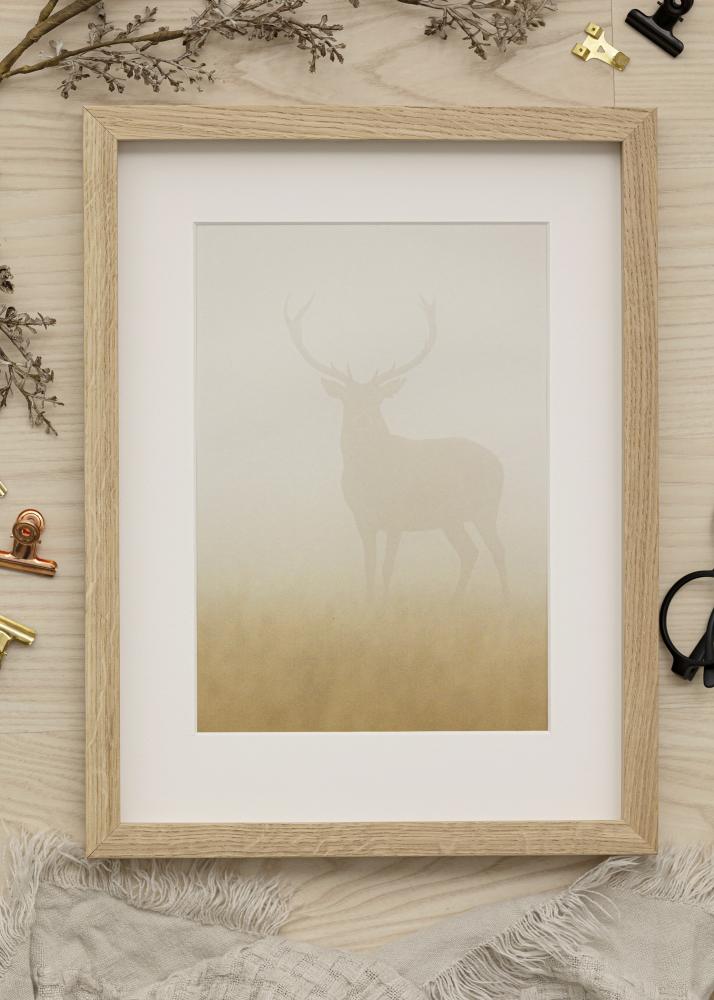 Jämtlands Ramfabrik Kader Amanda Box Acrylglas Eikenhout 50x70 cm