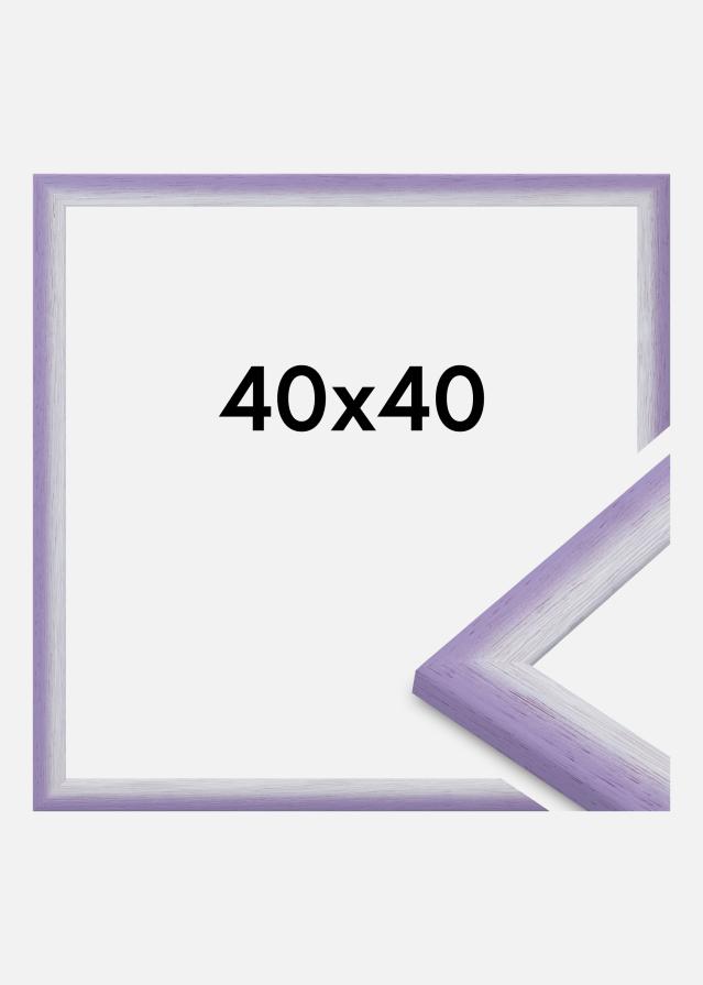 Jämtlands Ramfabrik Kader Cornwall Acrylglas Lichtpaars 40x40 cm