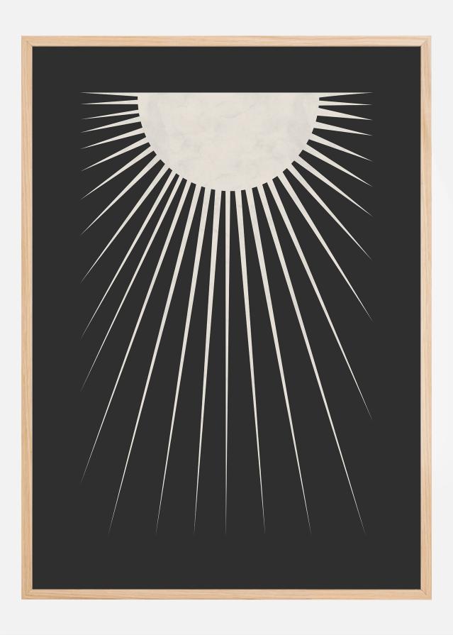 Bildverkstad Minimal Moon Poster