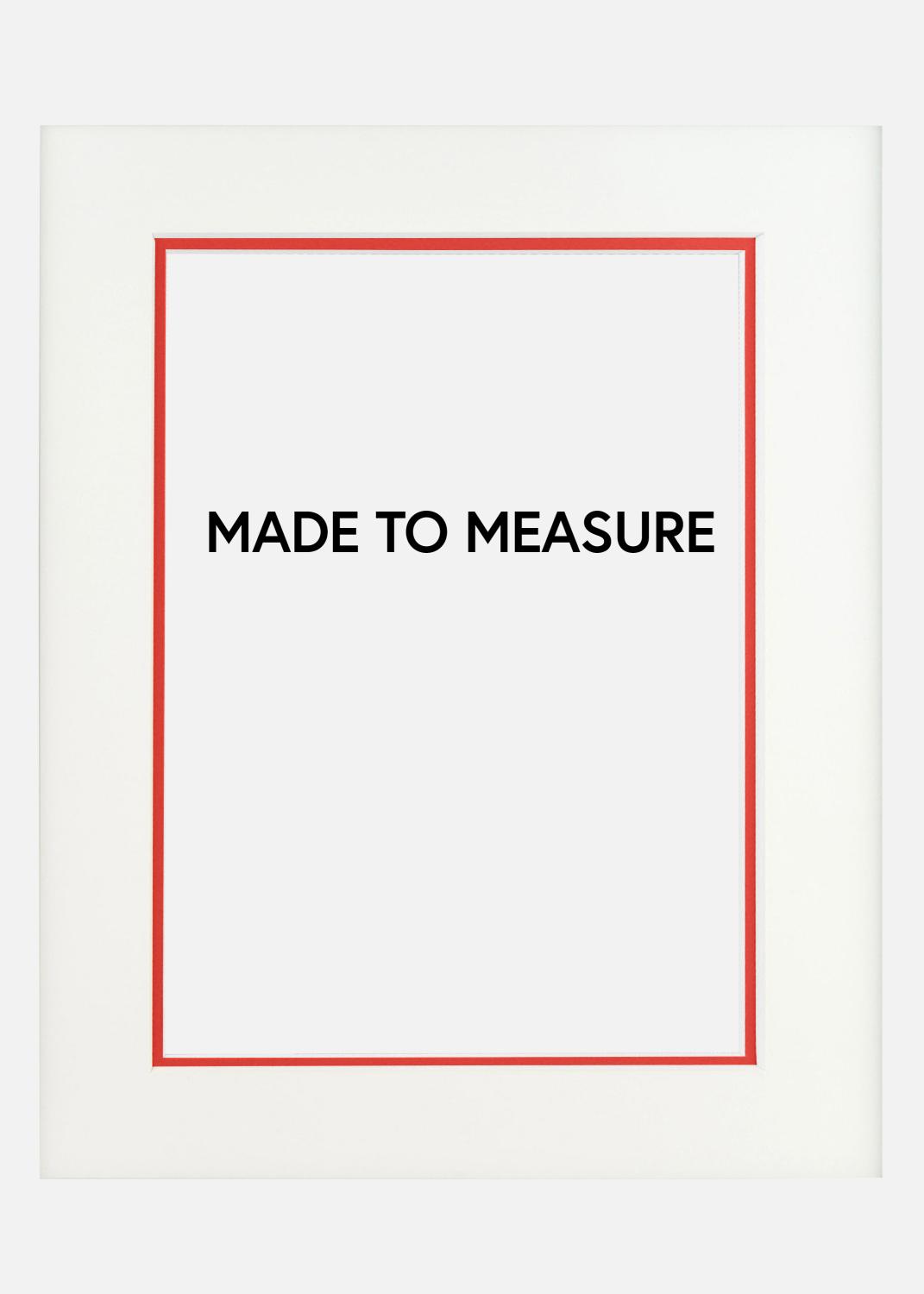 Product Image for Passe-partout twee lagen - Wit/Rood