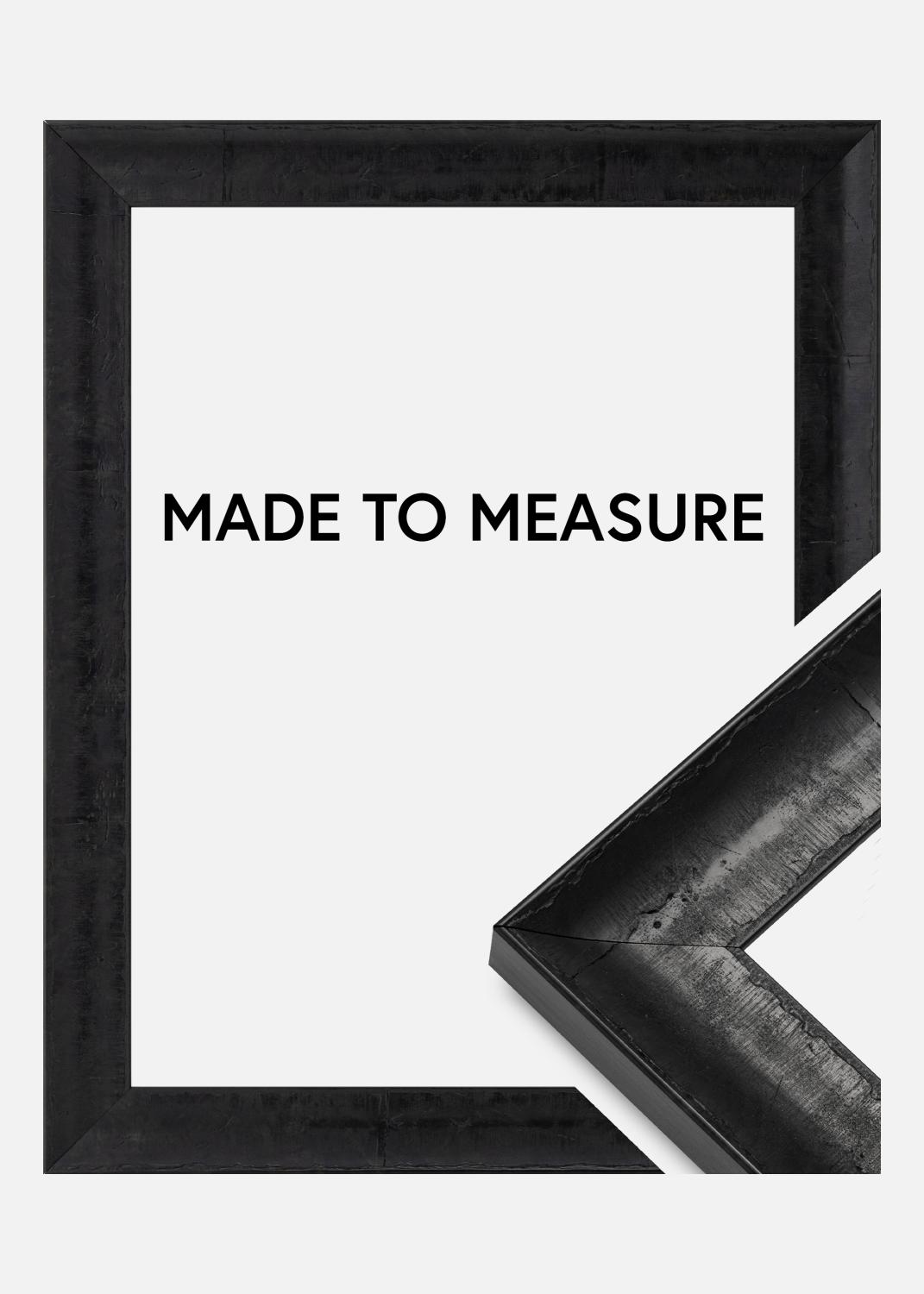 Product Image for Kader Ribe Zwart Wortelfineer - Formaat naar keuze (Zonder glas)