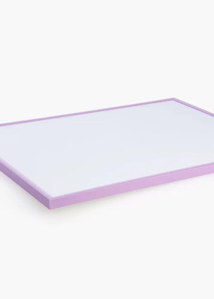 Ram med passepartou Kader New Lifestyle Licht Paars 30x40 cm - Passe-partout Zwart 20x28 cm