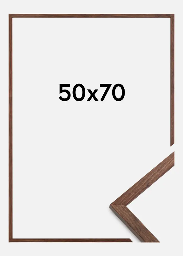 Estancia Kader Galant Acrylglas Walnoot 50x70 cm