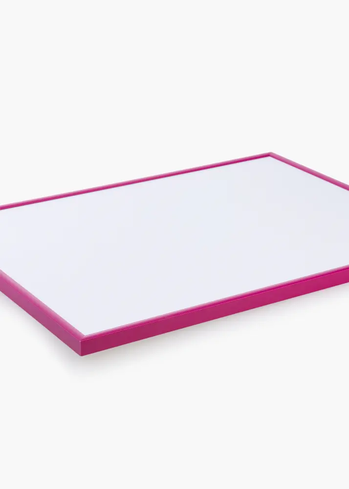 Ram med passepartou Kader New Lifestyle Donkerroze 30x40 cm - Passe-partout Wit 18x27 cm
