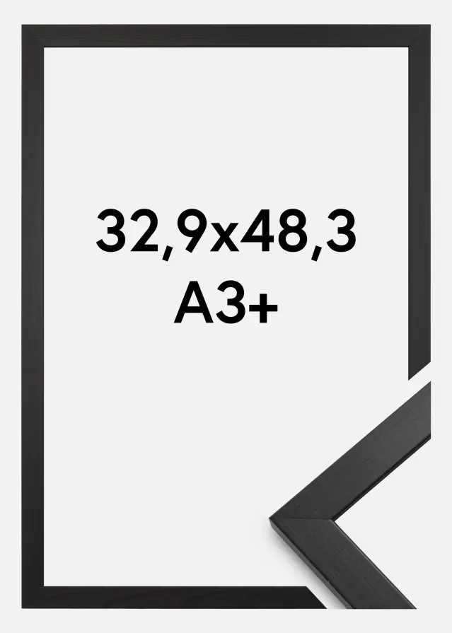 Estancia Kader Stilren Zwart 32,9x48,3 cm (A3+)