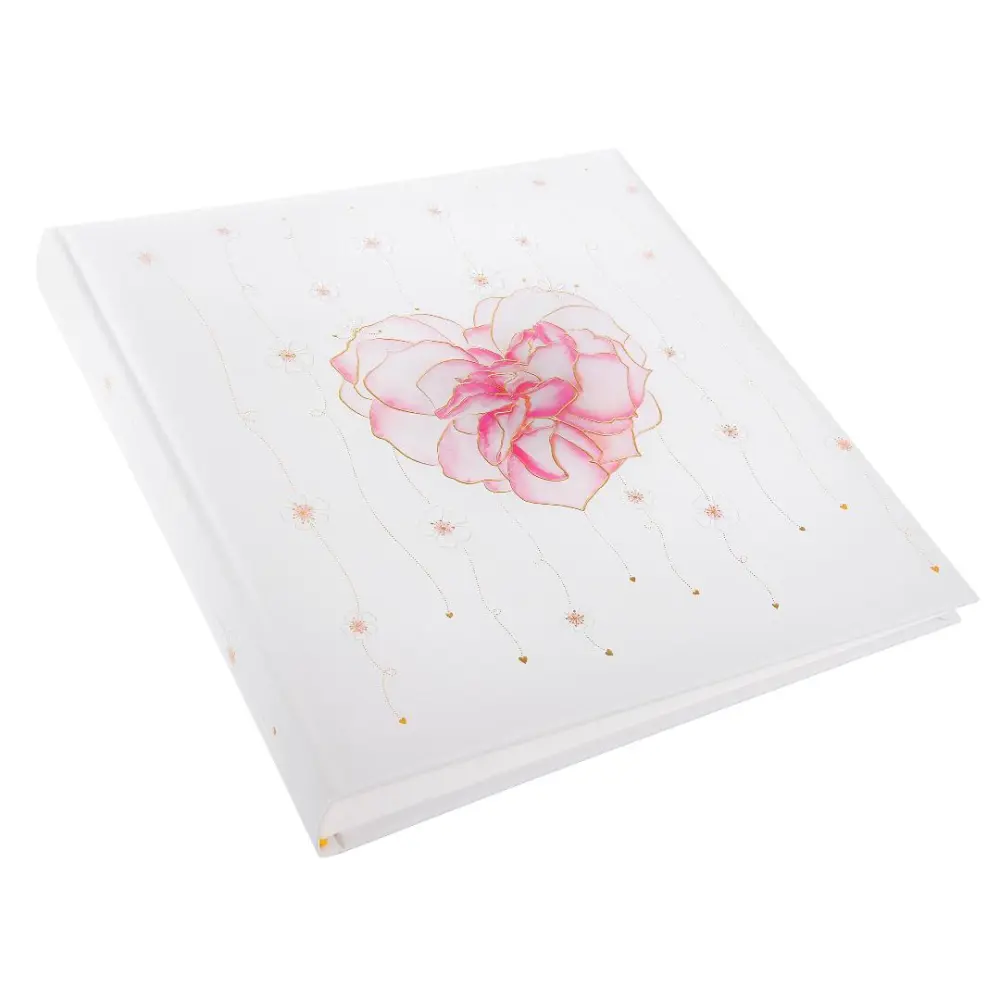 Goldbuch Scent of Roses Trouwalbum - 30x31 cm (60 Witte zijden / 30 bladen)